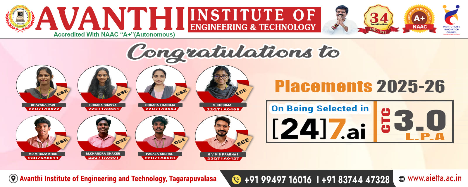 AI Hackathon Winners with Humanoid Robot