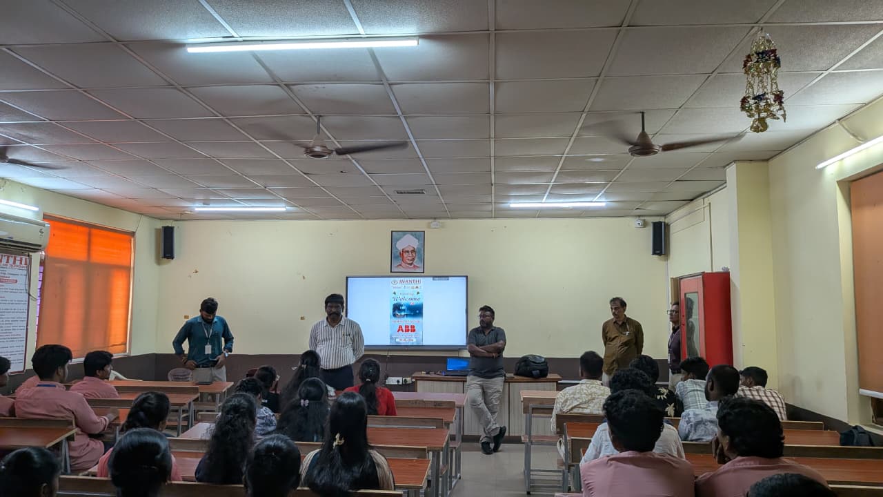 Student Interaction Programme under the Accelerator Programme 2026–27 in association with ABB on 09-05-2026.