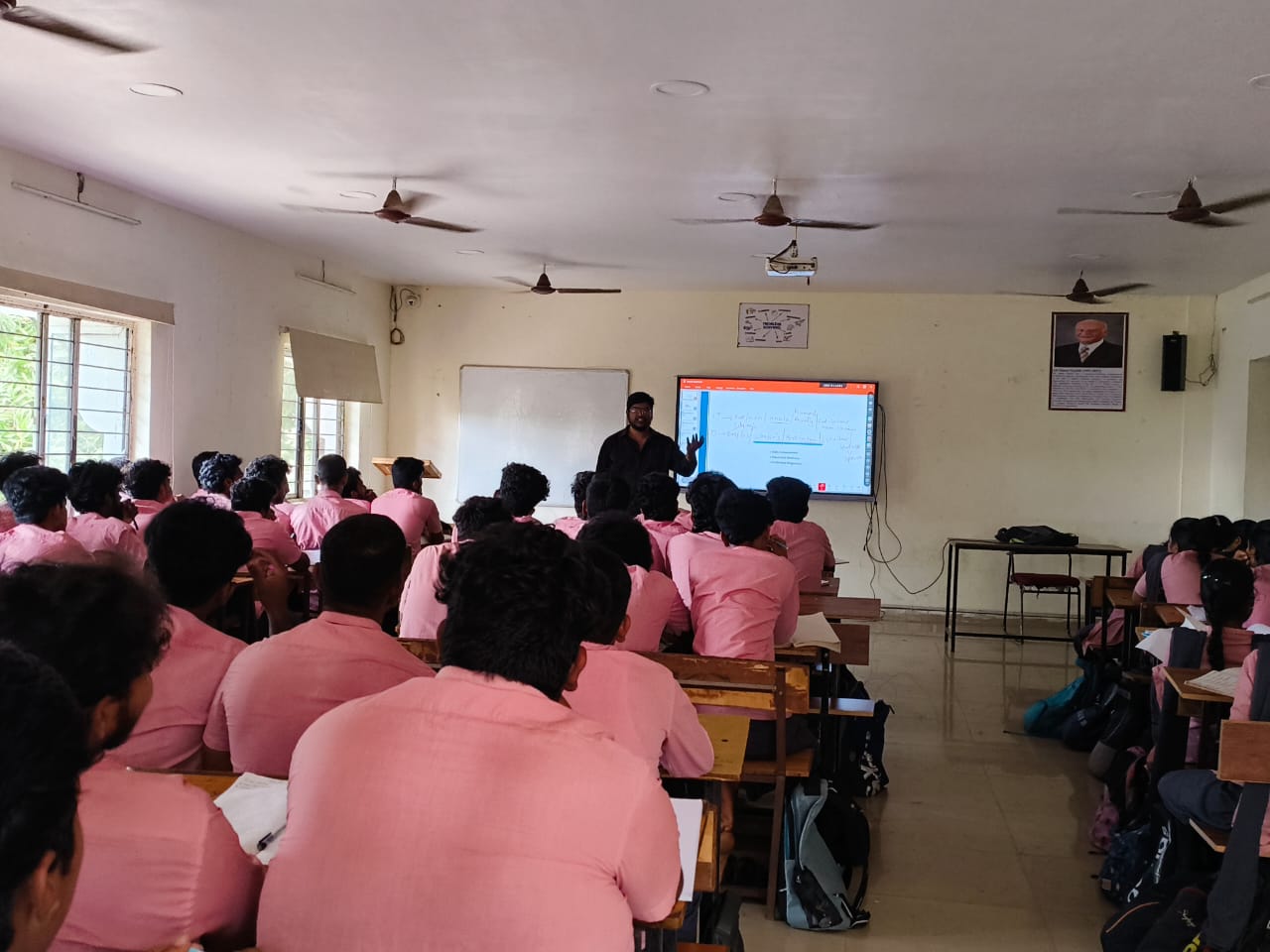 External Campus Recruitment Training (CRT) session has been successfully conducted for II-Year EEE & Mechanical students at the Mechanical E-Classroom
